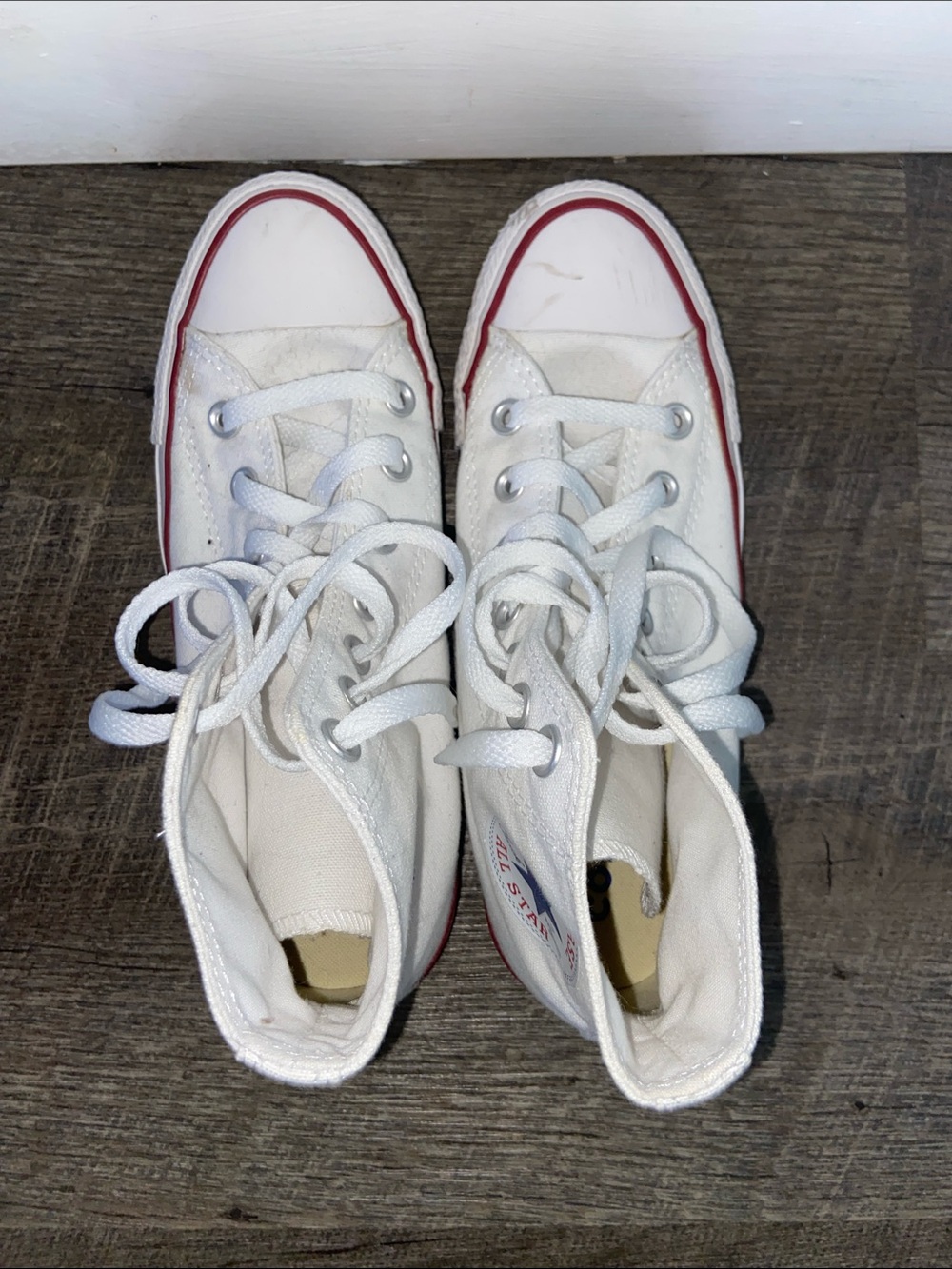 Classic white high top converse - Picture 6 of 9